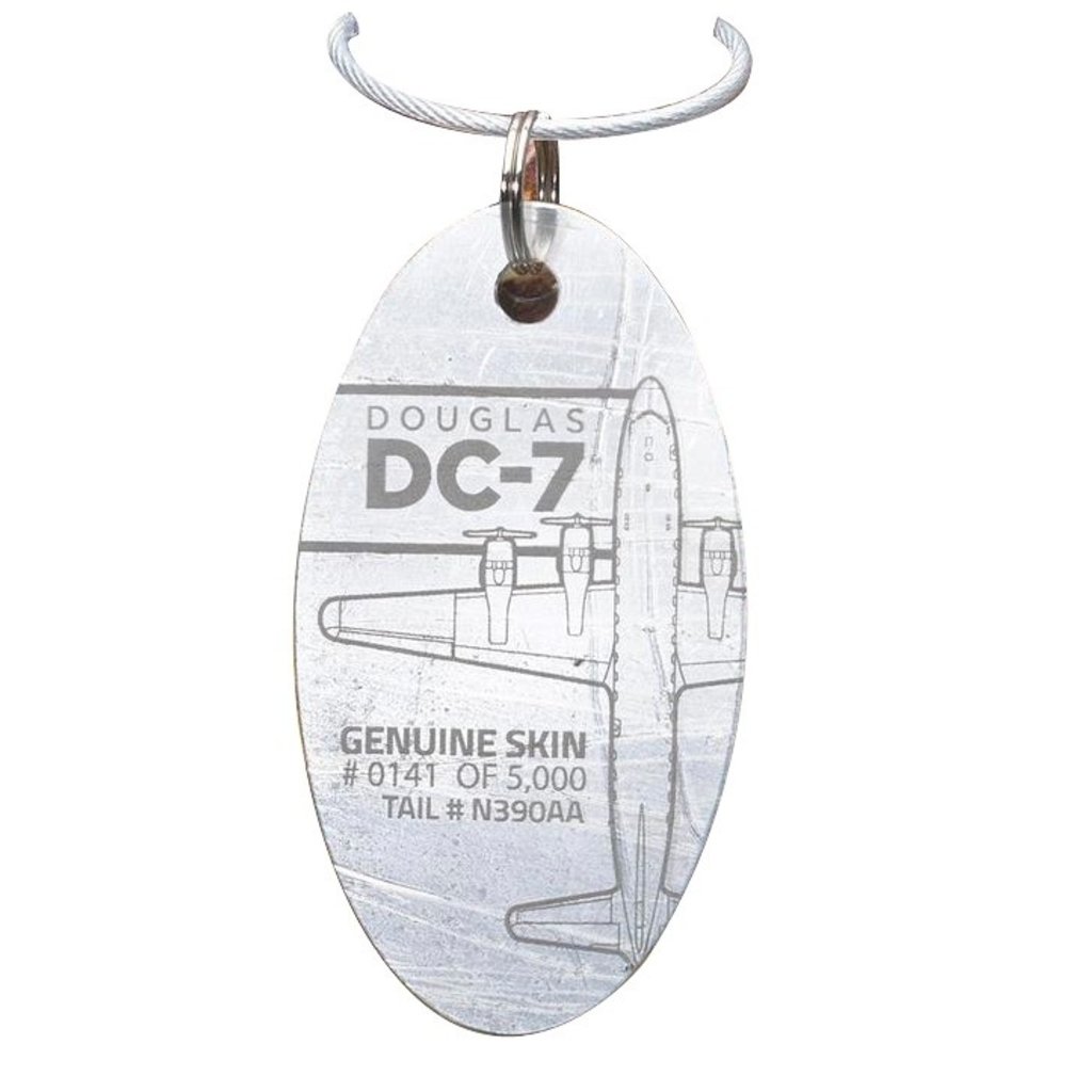 Plane Tag Douglas DC-7 Soplata Collection