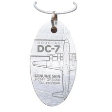 Plane Tag Douglas DC-7 Soplata Collection