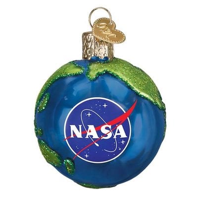 WHOWC- Old World Christmas NASA Earth Ornament