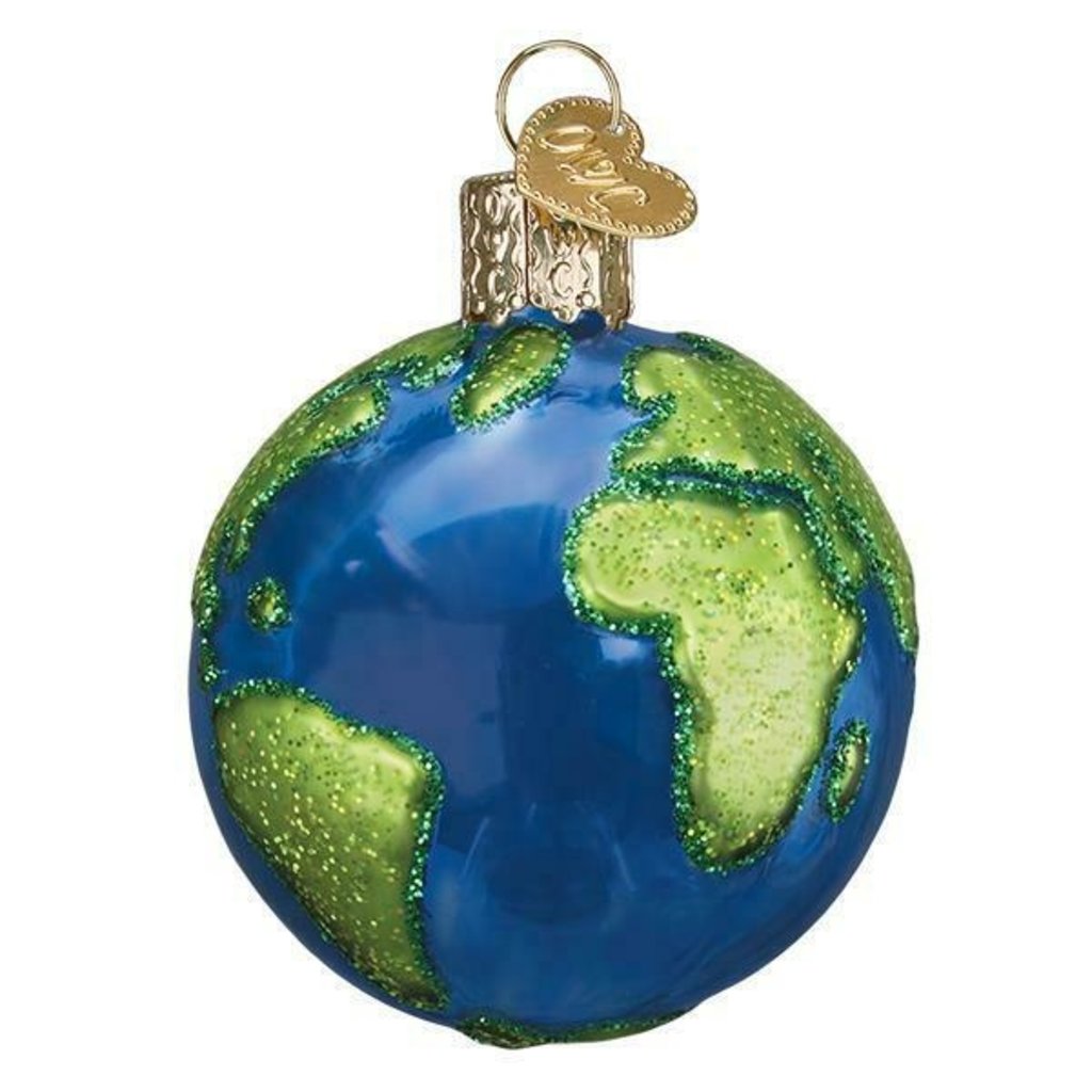 WHOWC- Old World Christmas NASA Earth Ornament