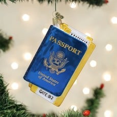 WHOWC- Old World Christmas Passport Ornament