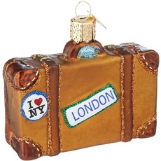 WHOWC- Old World Christmas Suitcase Ornament