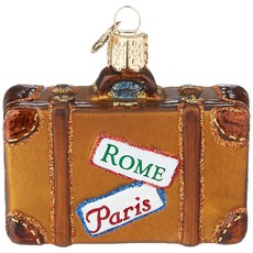 WHOWC- Old World Christmas Suitcase Ornament