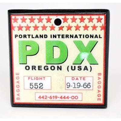 WHCR- PDX Vintage Airport Coaster