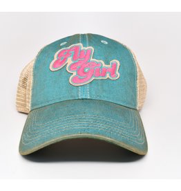 WHLGY- Fly Girl Vintage Trucker Cap