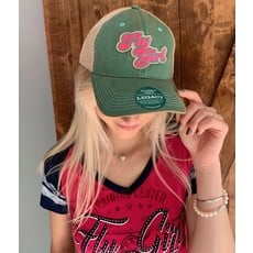 WHLGY- Fly Girl Vintage Trucker Cap -Aqua