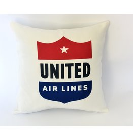 WHVA- United 40's Logo Linen Pillow Cover