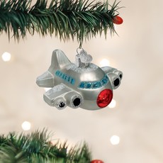 WHOWC- Old World Christmas Airplane Ornament