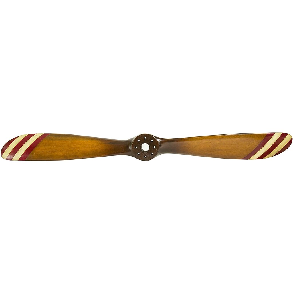 Barnstormer Propeller # 1 -Ivory & Red Stripes