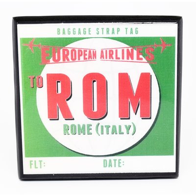 WHCR- ROM Vintage Airport Coaster