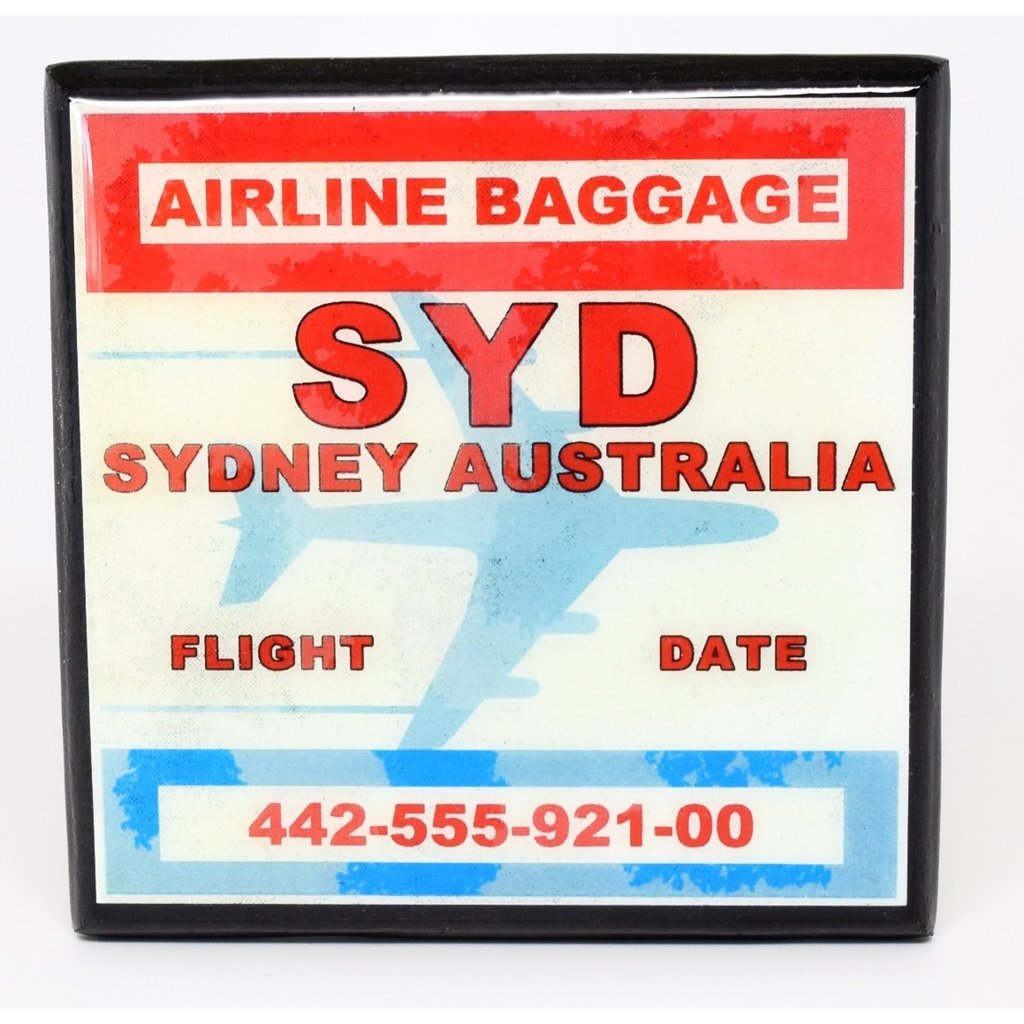 WHCR- SYD Vintage Airport Coaster