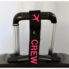 Luggage Tag: Snap Tag CREW Pink ✈️