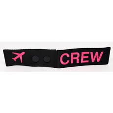 Luggage Tag: Snap Tag CREW Pink ✈️