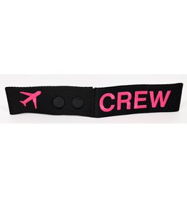 Luggage Tag: Snap Tag CREW Pink ✈️