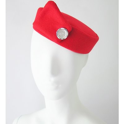 Stewardess Pill Box Hat