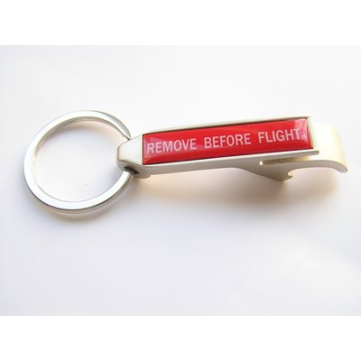 Bottle Opener Key Chain- Remove Before Flight