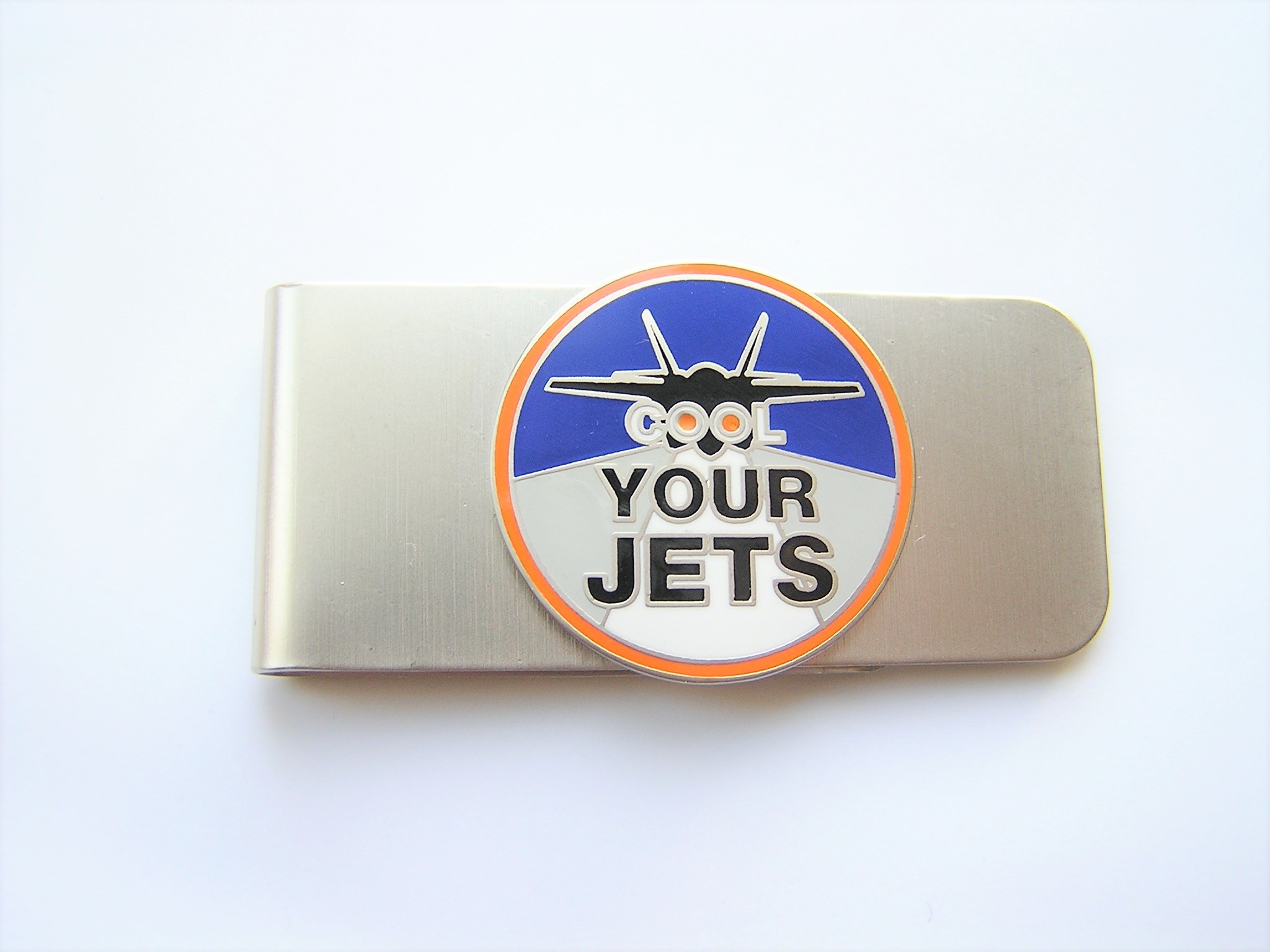 New York Jets Steel Money Clip