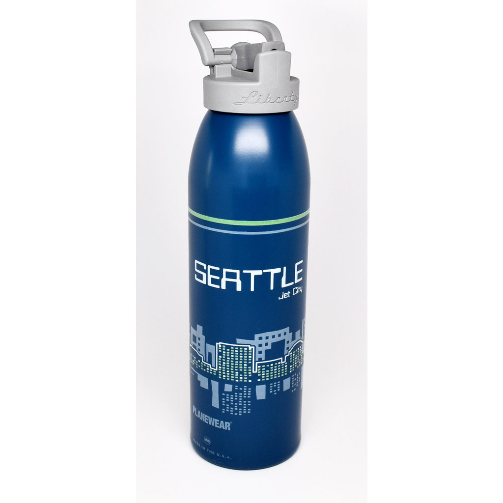 Seattle Skyline Water Bottle - Planewear