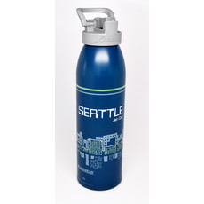 Seattle Skyline Water Bottle with Sport Lid
