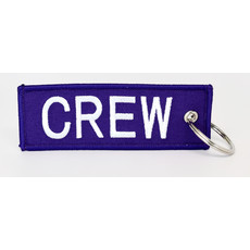 WHSKBNS- CREW Bag Tag Keychain - Purple