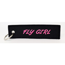 WHSKBNS- Fly Girl Bag Tag Keychain