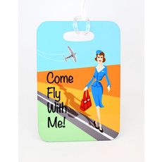 Come Fly with Me! Jenny Luggage Tag