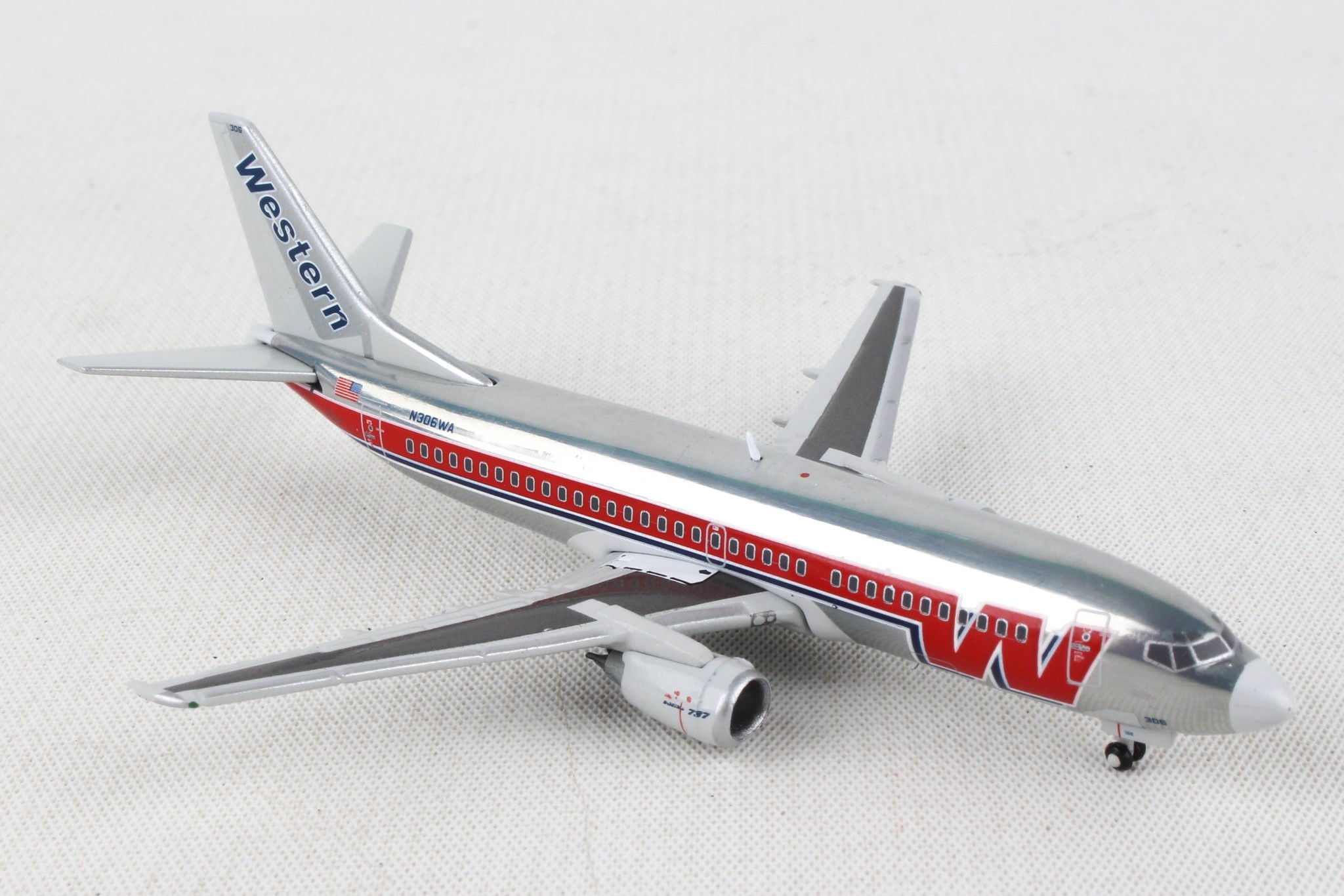 WESTERN 737-300 1/400 FINAL LIVERY - Planewear
