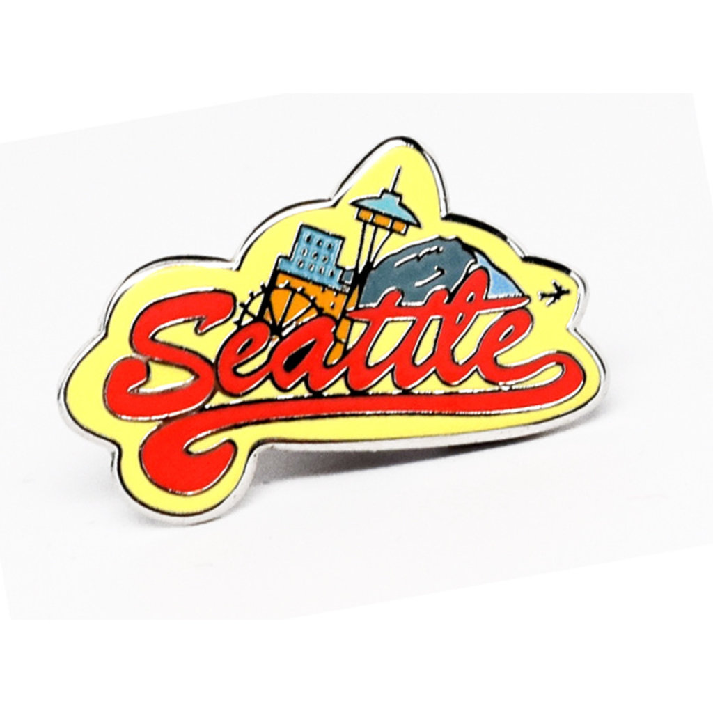 Seattle Seahawks Retro Logo Enamel Pin