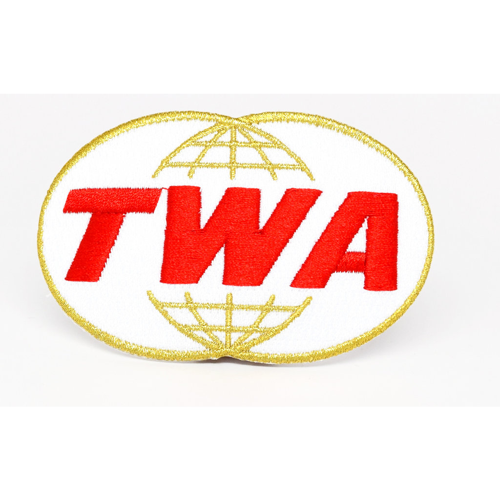 TWA Double Globe Logo Patch