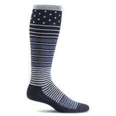 Women's Compression Socks Twister Navy Md/Lg