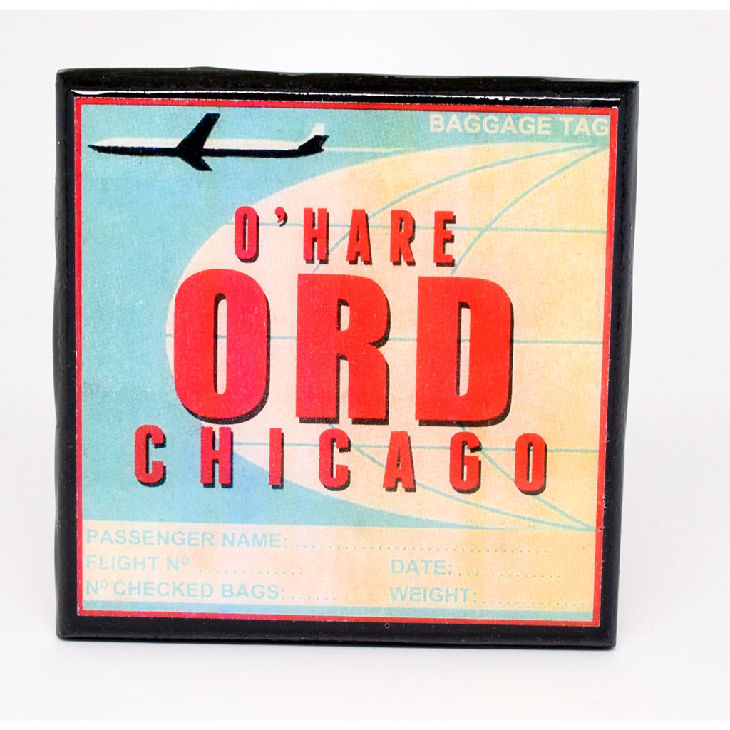 WHCR- ORD Vintage Airport Coaster