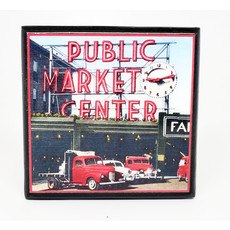 WHCR- Visit Seattle Vintage Coaster Set