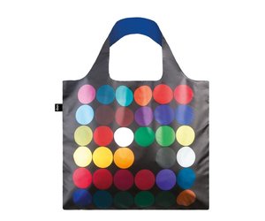 LOQI Reusable Tote Bag - Gondola Print, Folds Into Own Pouch, Holds 44 Lbs, Water-Resistant, 20" X 16.5" - View #8
