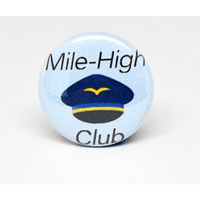 SKB1NS- Pinback Button Mile High Club