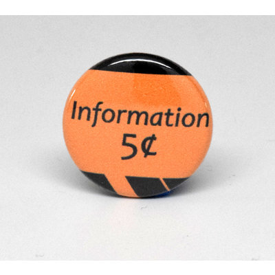 SKB1NS- Pinback Button Information 5 cents