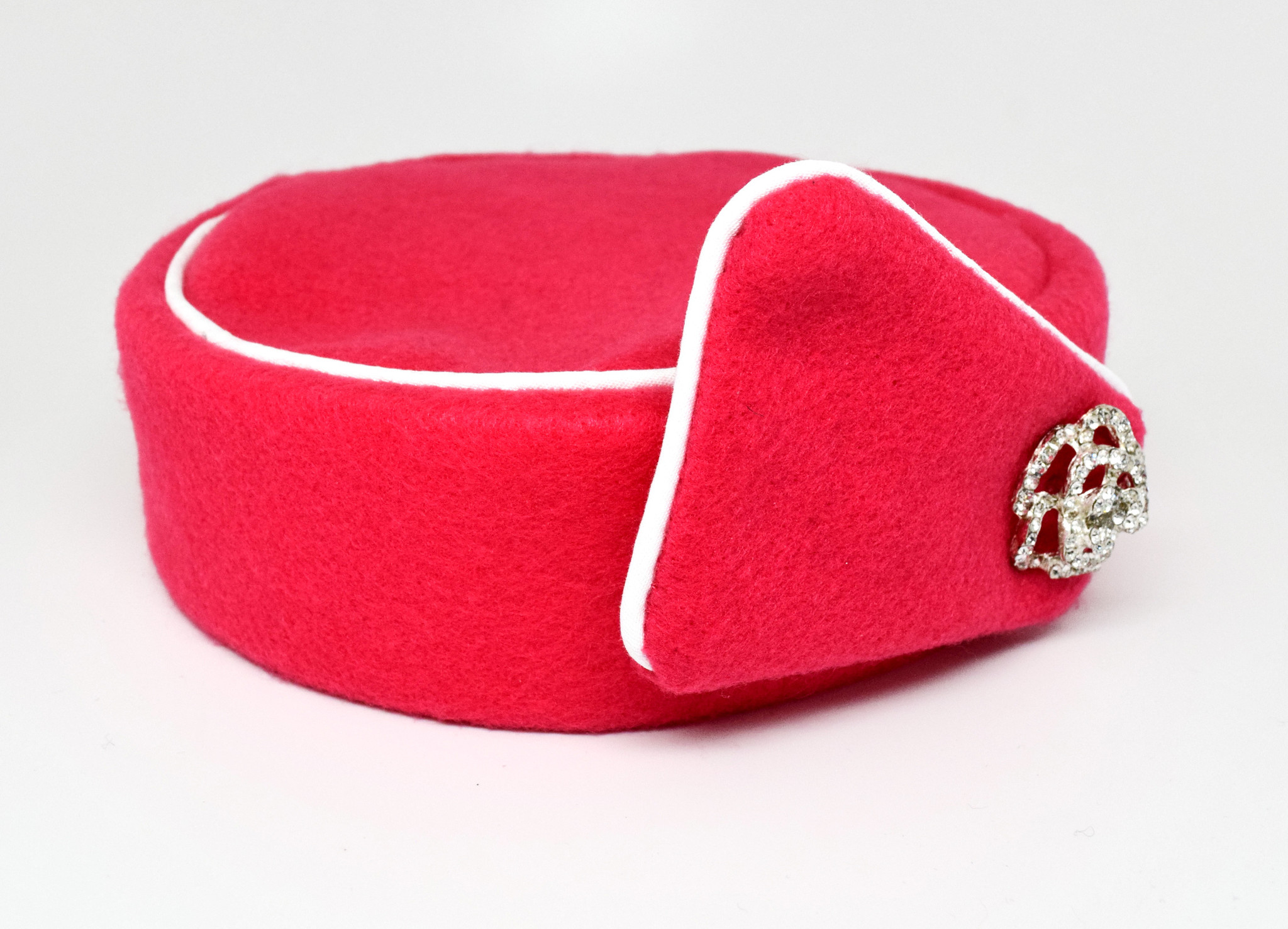 Stewardess Style Vintage Inspired Oval Pillbox Hat in 10 Colors