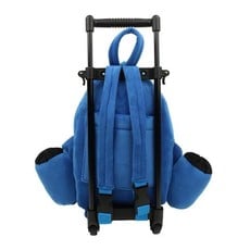 Blue Airplane Rolling Backpack