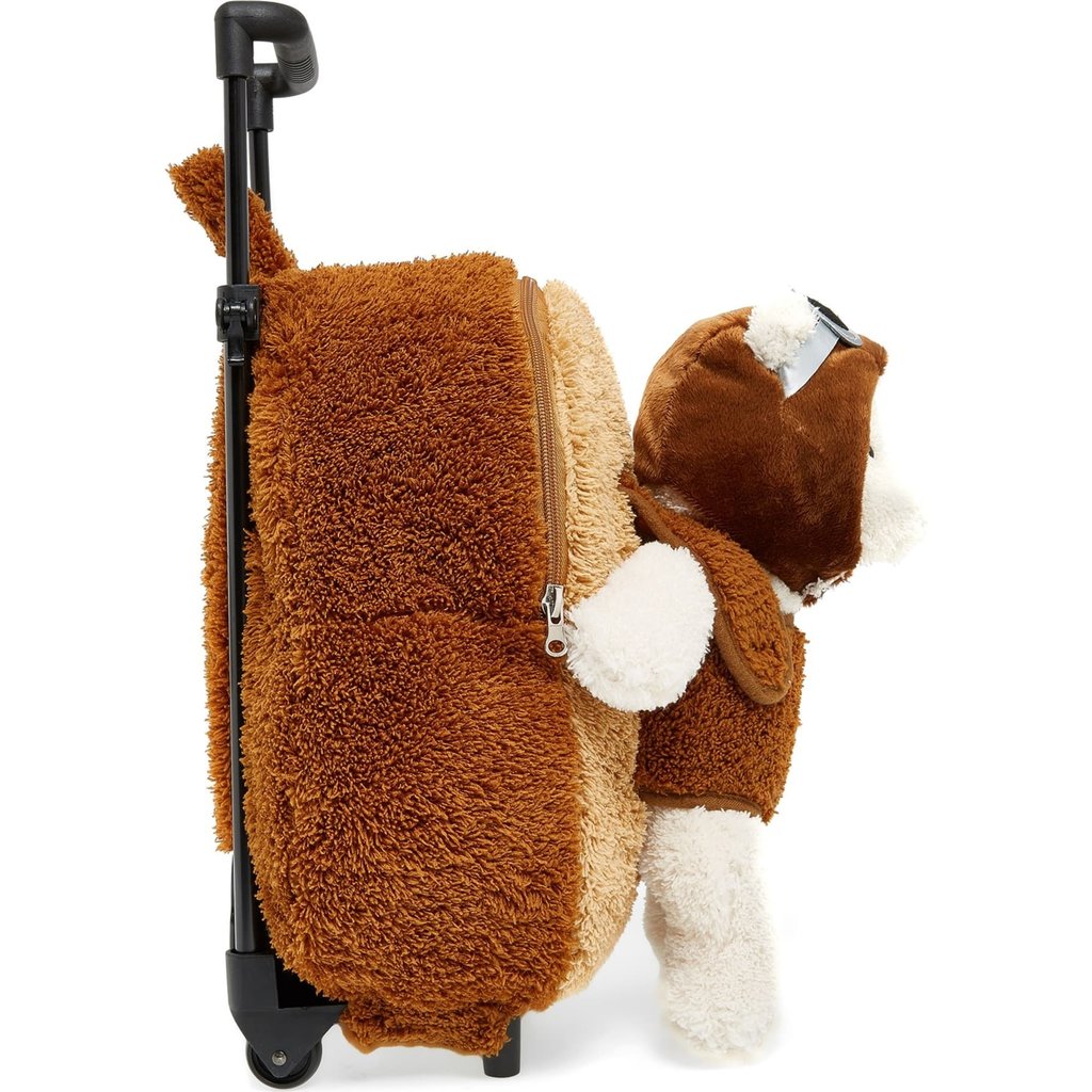 Aviator Bear Rolling Backpack