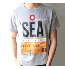 SEA Vintage Baggage Tag Men's T-shirt
