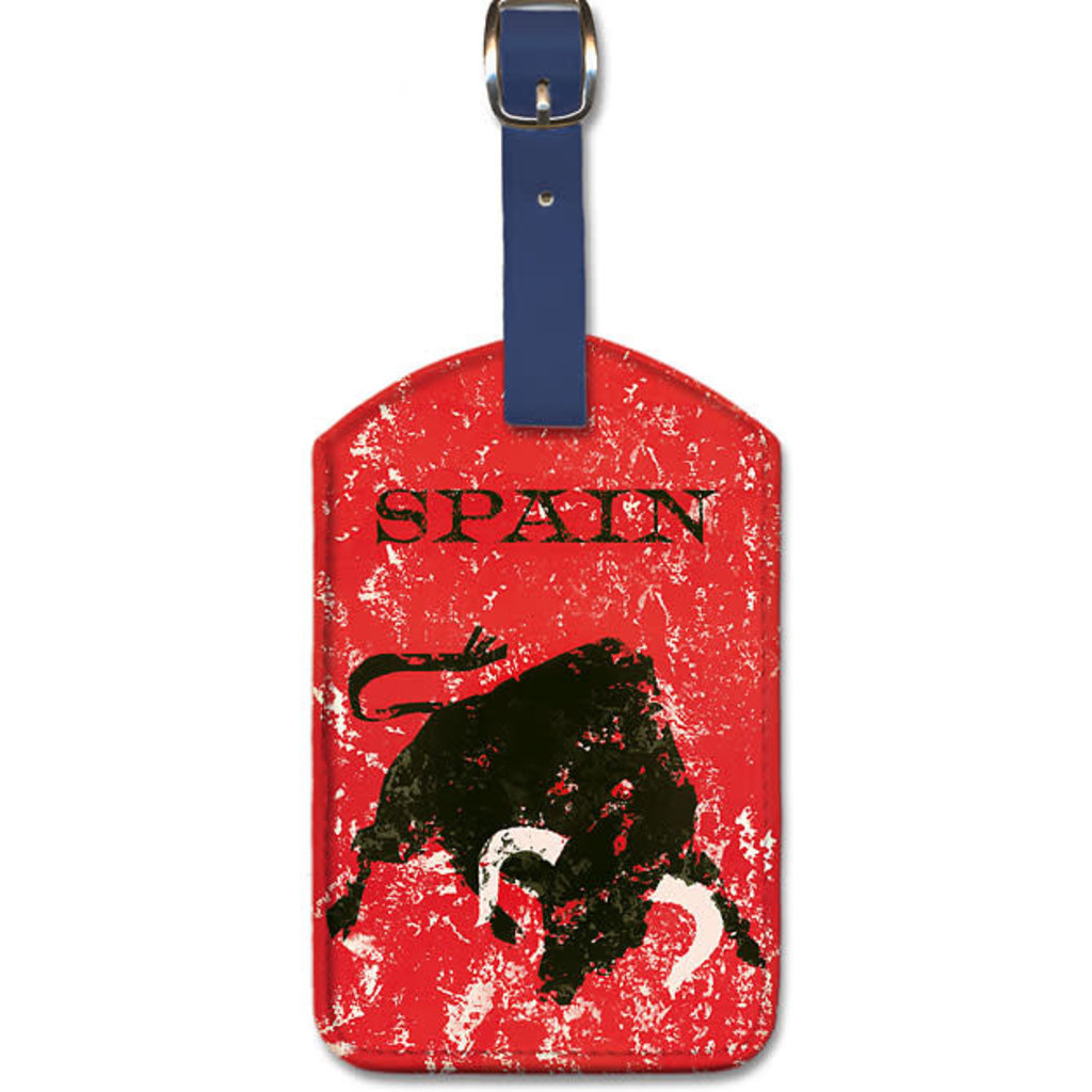 Spain, Spanish Bull Fighting Luggage Tag