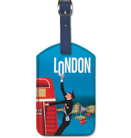 Pan Am London Double Decker Luggage Tag