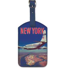 New York by Clipper Pan Am Luggage Tag