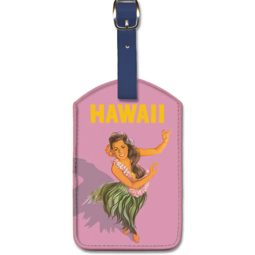 Luggage Tag Hula DancerHawaii Planewear