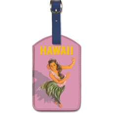 Luggage Tag   Hula Dancer-Hawaii