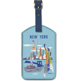 New York Manhattan Luggage Tag