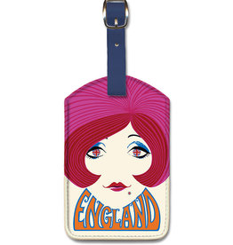 Pan Am England 'Twiggy' Luggage Tag
