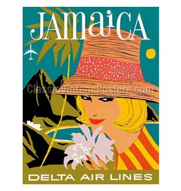 Delta Air Lines Jamaica Print