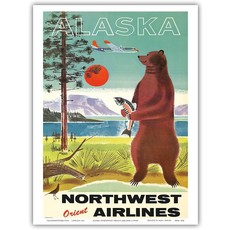 Northwest Orient Alaska Print 9x12