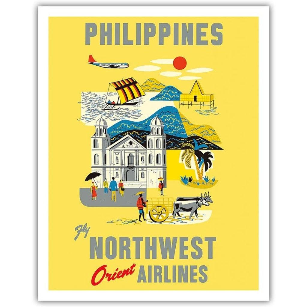 Northwest Orient Philippines Print 9x12