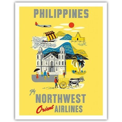 Northwest Orient Philippines Print